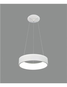 Lámpara colgante circular LED de metal y acrílico 3200K – Dilga – ACB Iluminación 2