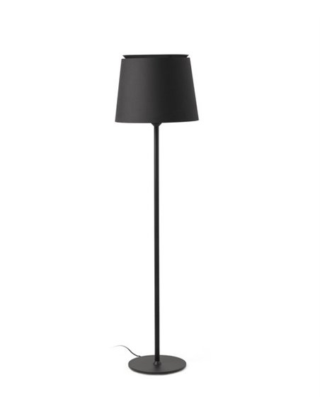 Savoy fabric floor lamp - Faro - Textile lampshade, 160 cm