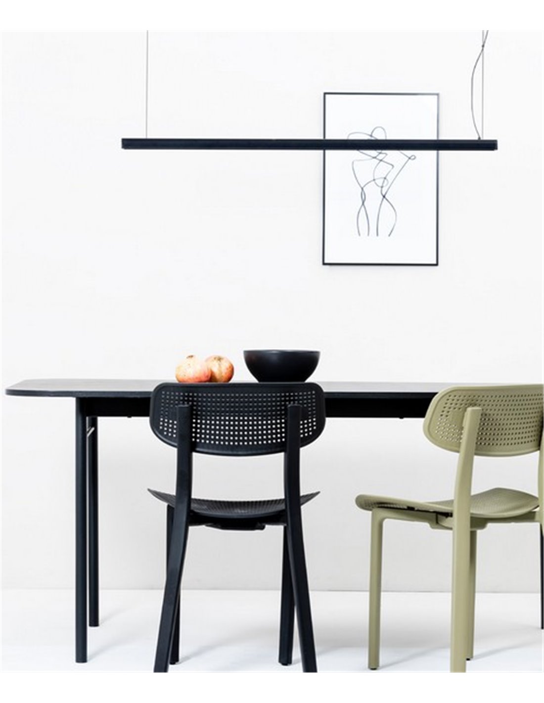 Vico pendant light - Faro - Surface mounted canopy, 60 cm/115 cm Vico pendant light - Faro - Surface mounted canopy, 60 cm/115 cm