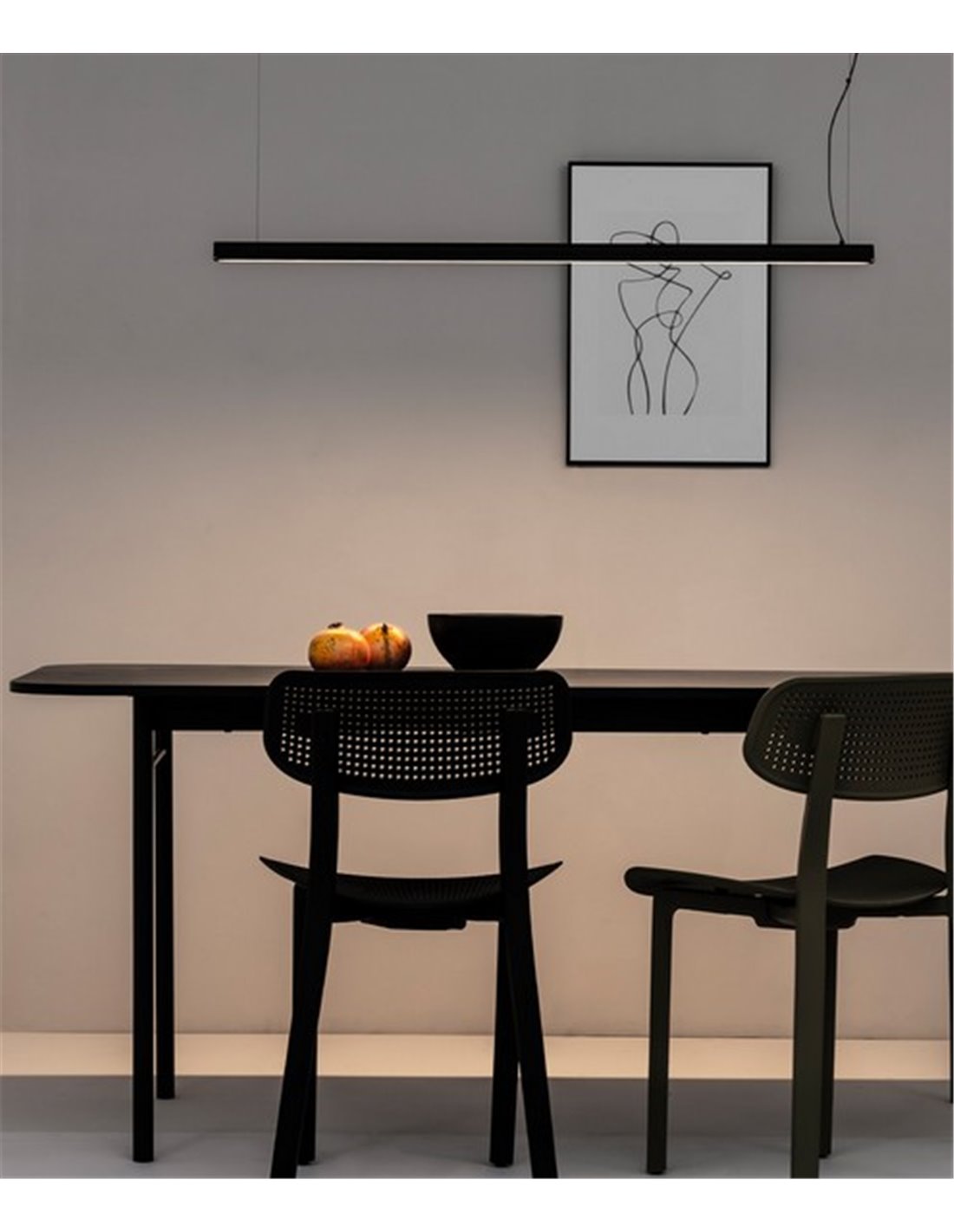 Vico pendant light - Faro - Surface mounted canopy, 60 cm/115 cm Vico pendant light - Faro - Surface mounted canopy, 60 cm/115 cm