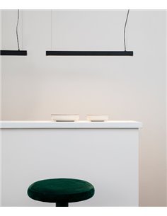 Vico pendant light - Faro - Black linear lamp