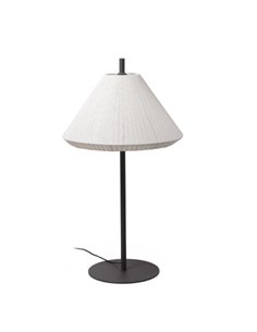 Saigon outdoor floor lamp - Faro - White or brown textiline lampshade