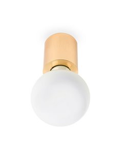 Ten wall/ceiling light - Faro - Cylindrical design, bulb fixture