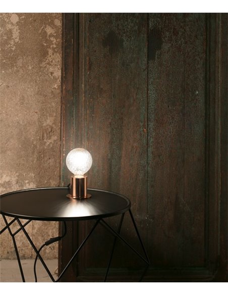 Ten table lamp - Faro - Vintage lamp, E27, 7.5 cm