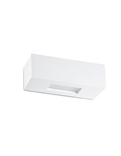 Chera wall light - Faro - White plaster lamp, 22 cm 2