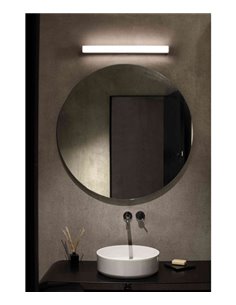Nilo wall light for mirrors - Faro - Bathroom light, LED 3000K, White/Chrome, 60/90 cm