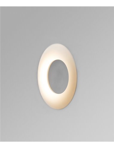 Navi recessed wall light - Faro - White plasterboard light, LED 3000K, 27 cm