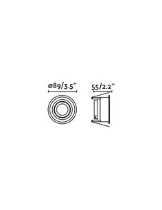 Hyde recessed downlight - Faro - GU10, Ø 8,9 cm 2