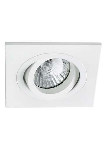 Downlight Radon ceiling spotlight - Faro - Square lamp GU10, 9.2 cm
