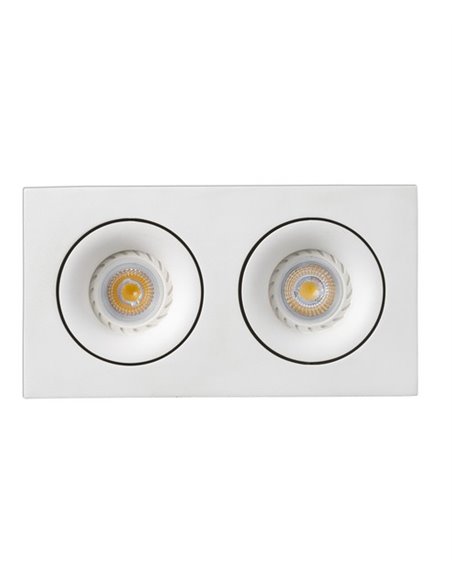 Downlight ceiling spotlight Argon - Faro - Downlight 2 lights, GU10, 23.2 cm 