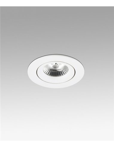 Nais recessed ceiling spotlight - Faro - Downlight LED 2700K, Ø 8.5 cm