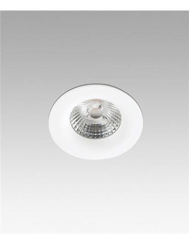 Nais recessed downlight - Faro - Round LED downlight 2700K, Ø 7 cm
