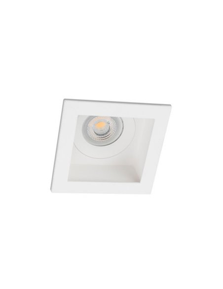Moist recessed downlight - Faro - Bathroom downlight white, IP44, 5.6 cm