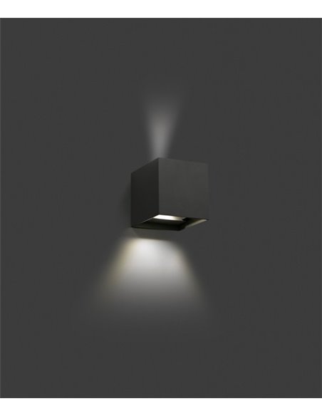 Olan outdoor wall light - Faro - Aluminium, IP65, LED 3000K