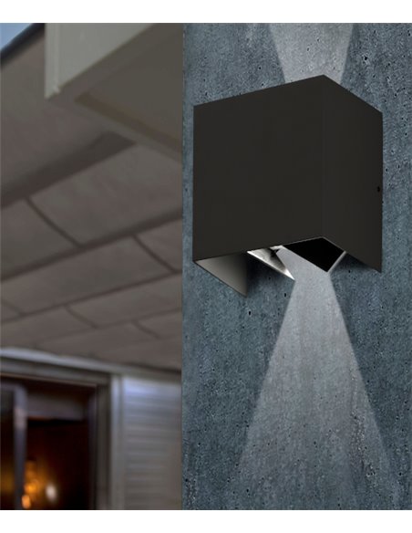 Olan outdoor wall light - Faro - Aluminium, IP65, LED 3000K