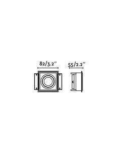 Hyde recessed downlight - Faro - Frameless, GU10, 8.2 cm 2