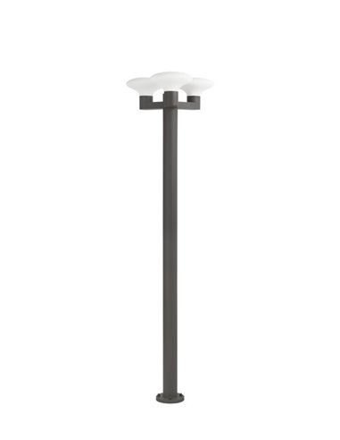 Blubs outdoor street light - Faro - Aluminium Dark grey, IP44