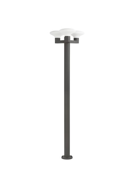 Blubs outdoor street light - Faro - Aluminium Dark grey, IP44