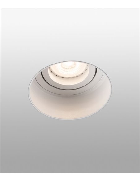Hyde recessed downlight - Faro - Round lamp, GU10, Ø 8,2 cm
