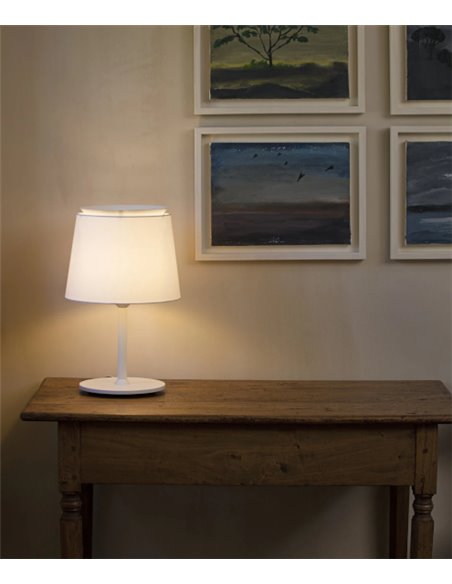 Savoy table lamp - Faro - Textile lampshade
