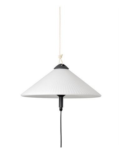 Saigon portable light and outdoor pendant light - Faro - PEMD lampshade white, 55 cm