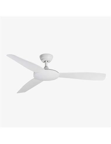 Islot white ceiling fan – Faro – DC motor, Remote control with timer, 3 speeds