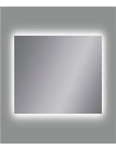 Estela illuminated bathroom mirror - ACB - Touch-sensitive mirror, LED 3000K, 80-110 cm 2