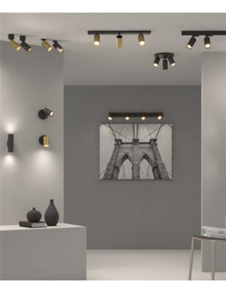 Modrian ceiling light - ACB - 3 adjustable spotlights, GU10