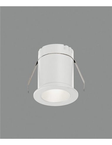 Dot ceiling downlight - ACB - Aluminium white/black, LED 3000K, Ø 4.5 cm
