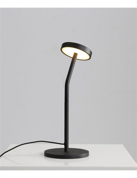 Corvus table lamp - ACB - Black lamp, LED 3000K