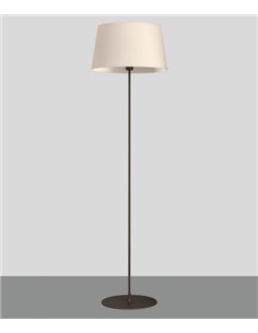 Stilo Floor Lamp - ACB - Black, White lampshade, 150 cm 2