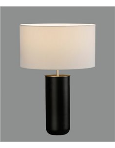 Lindana table lamp - ACB - Metal lamp, Black-White 2
