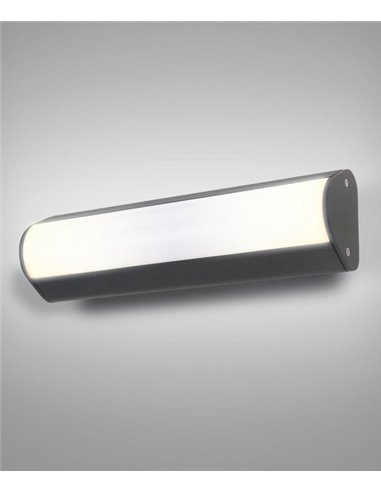 Aka outdoor wall light - ACB - Black outdoor light, 30 cm