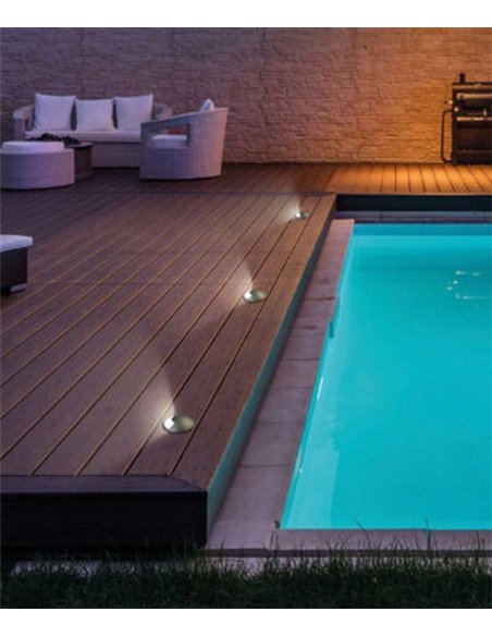 Indus outdoor recessed spotlight - ACB - 1 direction, 9 cm