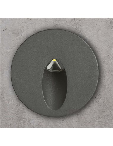 Orion outdoor recessed spotlight - ACB - Anthracite lamp, LED 3000K, 6.2 cm