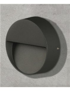 Spica outdoor wall light - ACB - Anthracite lamp, IP65, 10 cm 2