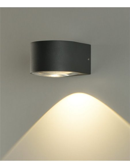 Ania outdoor wall light - ACB - Anthracite wall light, LED 3000K