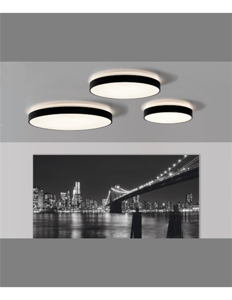 Lisboa ceiling light with double light - ACB - LED 3000/4000K, Dimmable Triac/Dali/Casambi