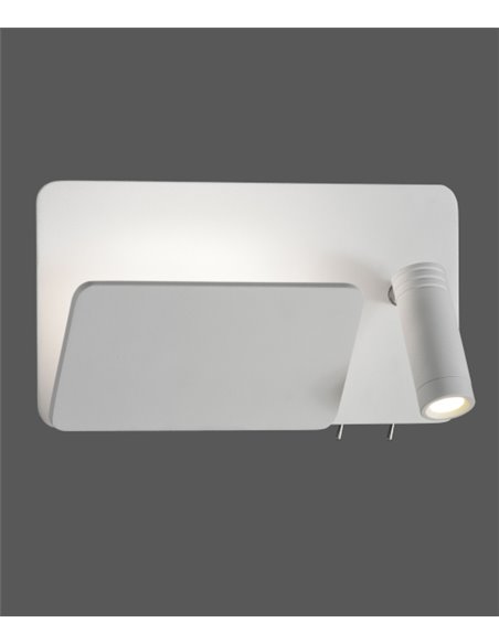 Laika wall light - ACB - Right, Reading lamp, White, LED 3000K