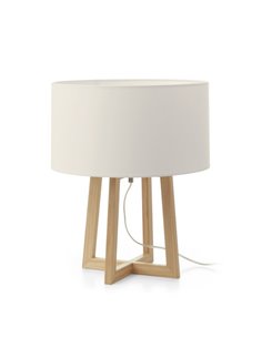Lámpara de mesa Kara – Novolux – Exo – Lámpara de mesa nórdica de madera 2