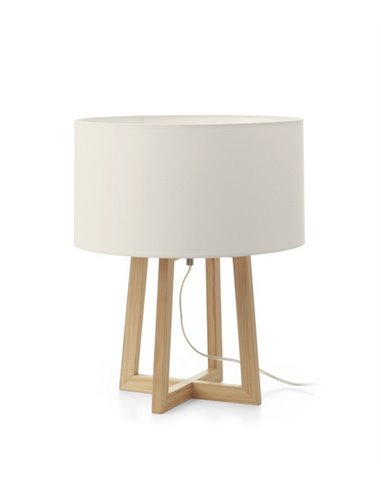 Lámpara de mesa Kara – Novolux – Exo – Lámpara de mesa nórdica de madera
