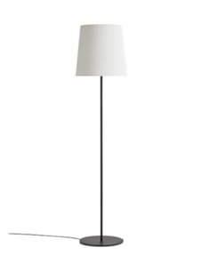 Manhattan floor lamp - Massmi - Pleated parchment lampshade, 170 cm