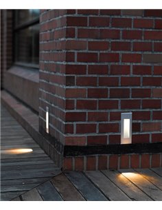 IP65 LED outdoor recessed light in 2 finishes - Dambel - Dopo - Novolux Lighting
