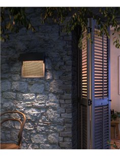 Aplique de pared regulable exterior con 3 acabados – Sisal – Bover