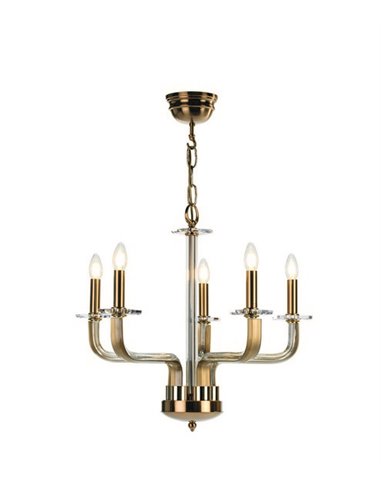 Pendant light - Copenlamp - Shiny gold lamp