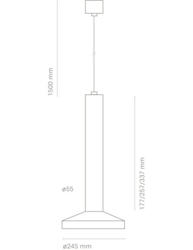 Colgante de techo BCN 50 Home - Nexia - Lámpara LED 3000K, Blanco Colgante de techo BCN 50 Home - Nexia - Lámpara LED 3000K, Blanco