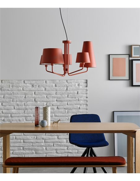 Tria pendant light - Foc – Modern lamp with 5 shades