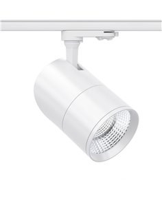 Konic three-phase track spot Konic - Beneito & Faure - Lamp with swivel head, Adjustable colour temperature 2.700K / 3.200K / 4. 2