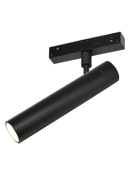 Alp 48V magnetic track light - Beneito & Faure - Adjustable spotlight LED 2700K / 3000K, Aluminium black or white