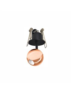 Bora recessed ceiling spotlight - Beneito & Faure - LED lamp 2700K/3000K, Available in several finishes, Dimensions: Ø 5 cm / 7